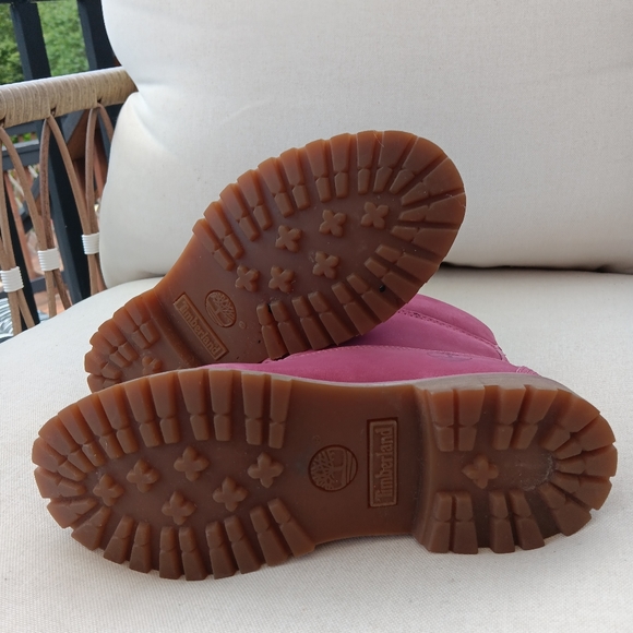 Timberland 6" leather boots pink - Picture 5 of 11